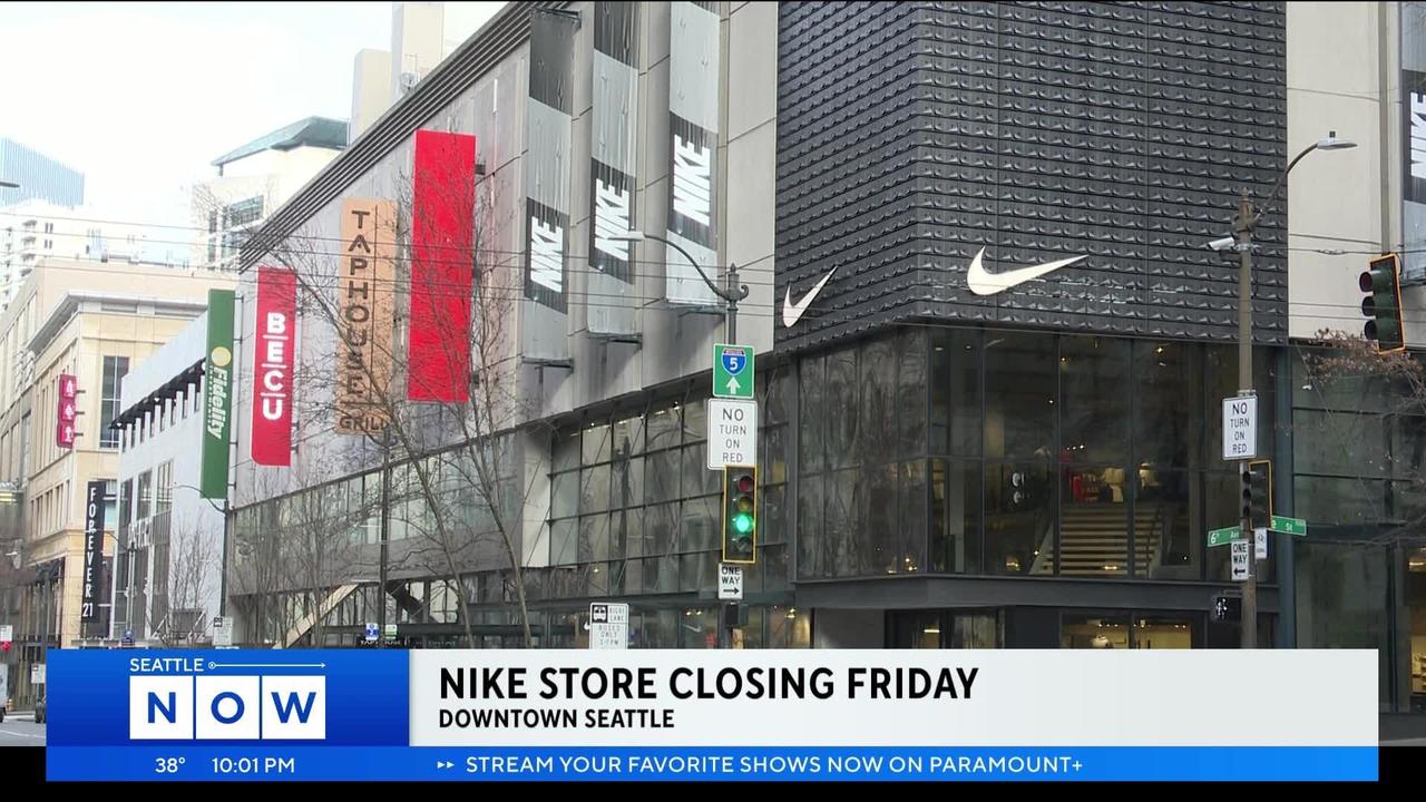Tristemente suspender pintar Nike store closure downtown Seattle - CW Seattle