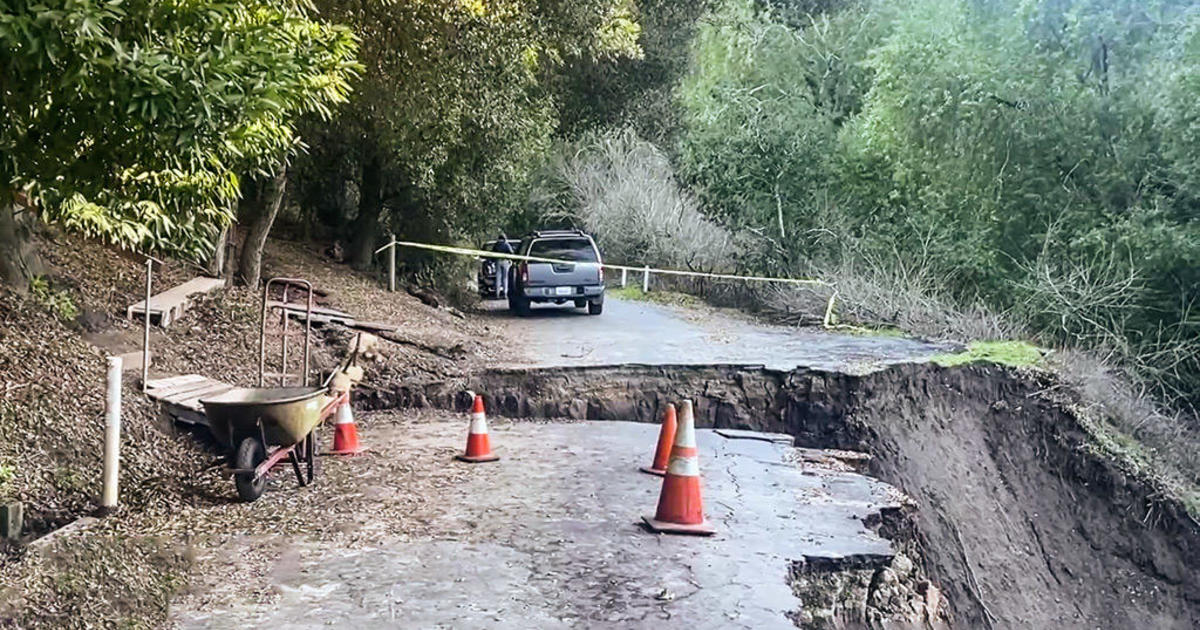 Washed-out road isolates Castro Valley nudist camp