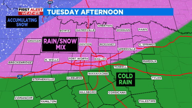 First Alert Weather Day called Tuesday ahead of cold temps, rain & snow mix 