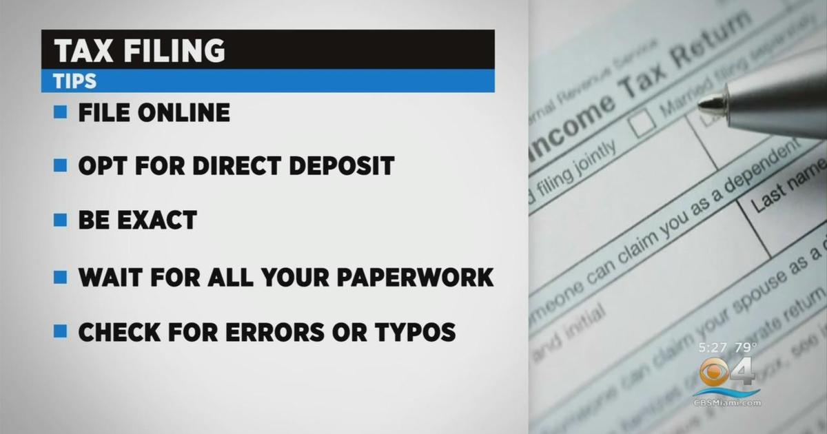 IRS kicks off tax filing season - CBS Miami