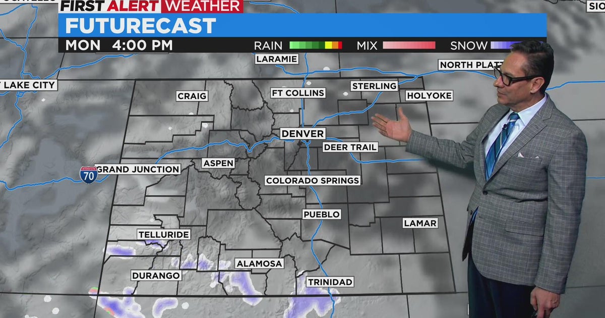 Light snow and cold for Monday morning - CBS Colorado