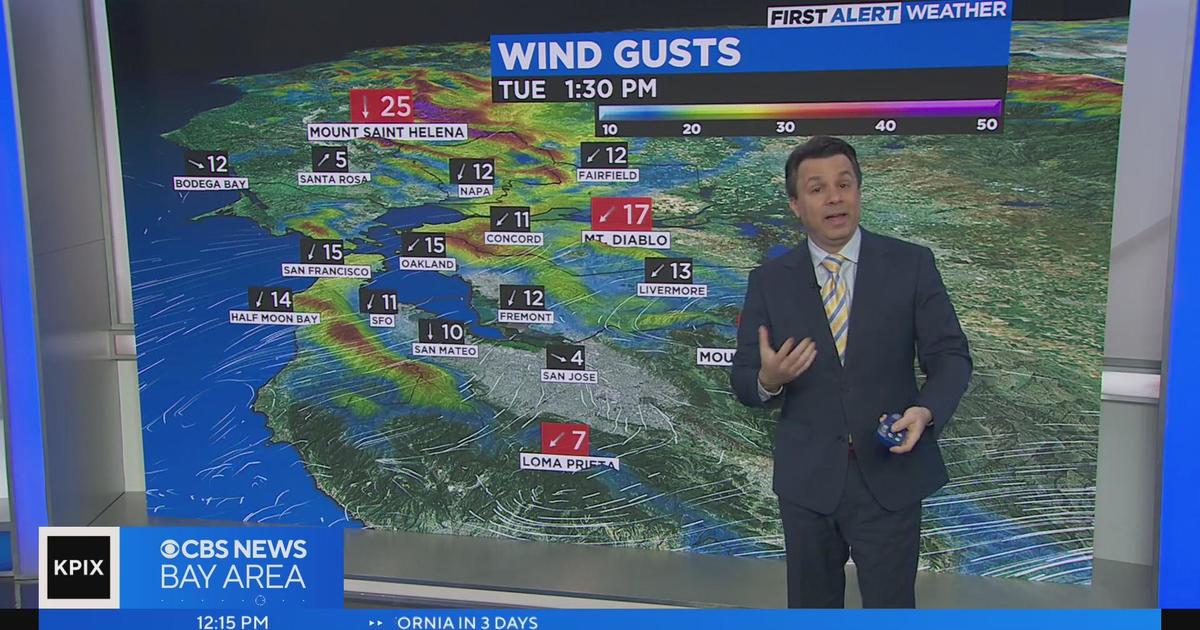 Tuesday afternoon First Alert weather forecast with Darren Peck - CBS ...