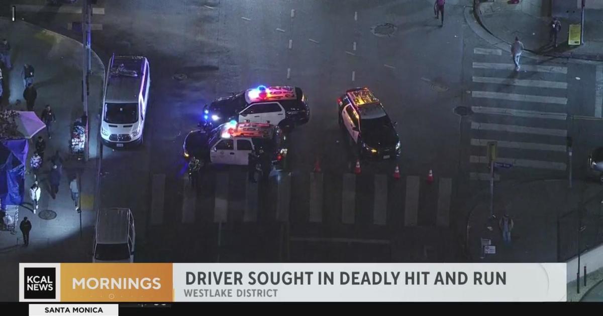 Hit-and-run Driver Kills Pedestrian In Westlake Neighborhood - CBS Los ...