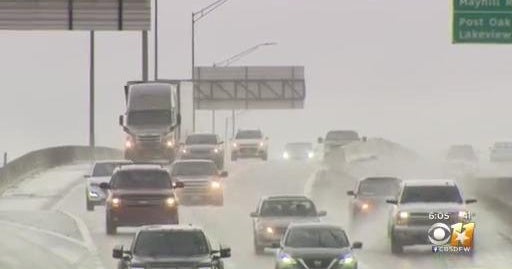 Denton has slick spots on the roads, but no major wrecks are reported ...