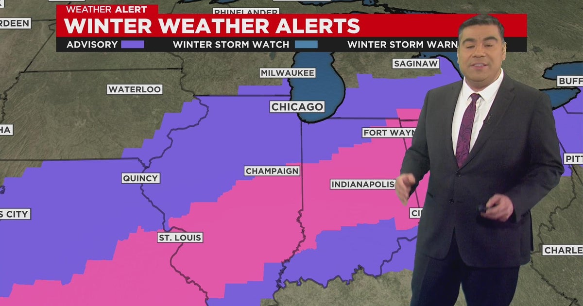 Chicago First Alert Weather Tracking the snow Wednesday morning CBS