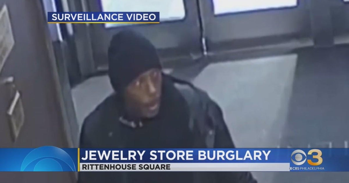 Police seeking suspect in burglary from jewelry store - CBS Philadelphia