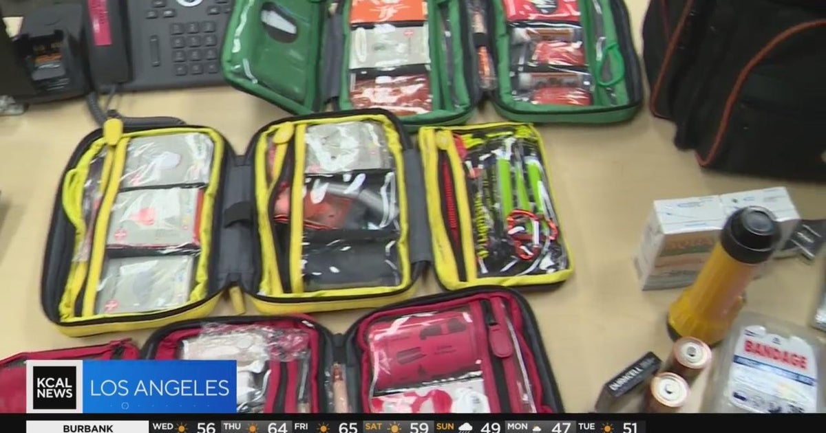 How to prepare your gobag for the next earthquake emergency CBS Los
