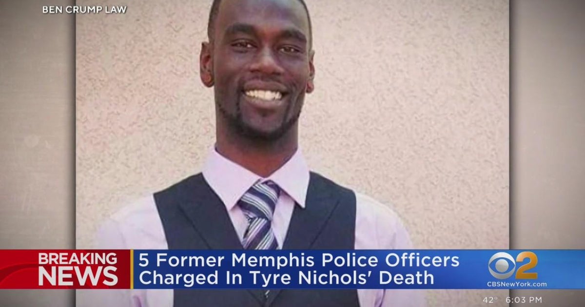 5 Former Memphis Police Officers Charged In Tyre Nichols Death Cbs New York 