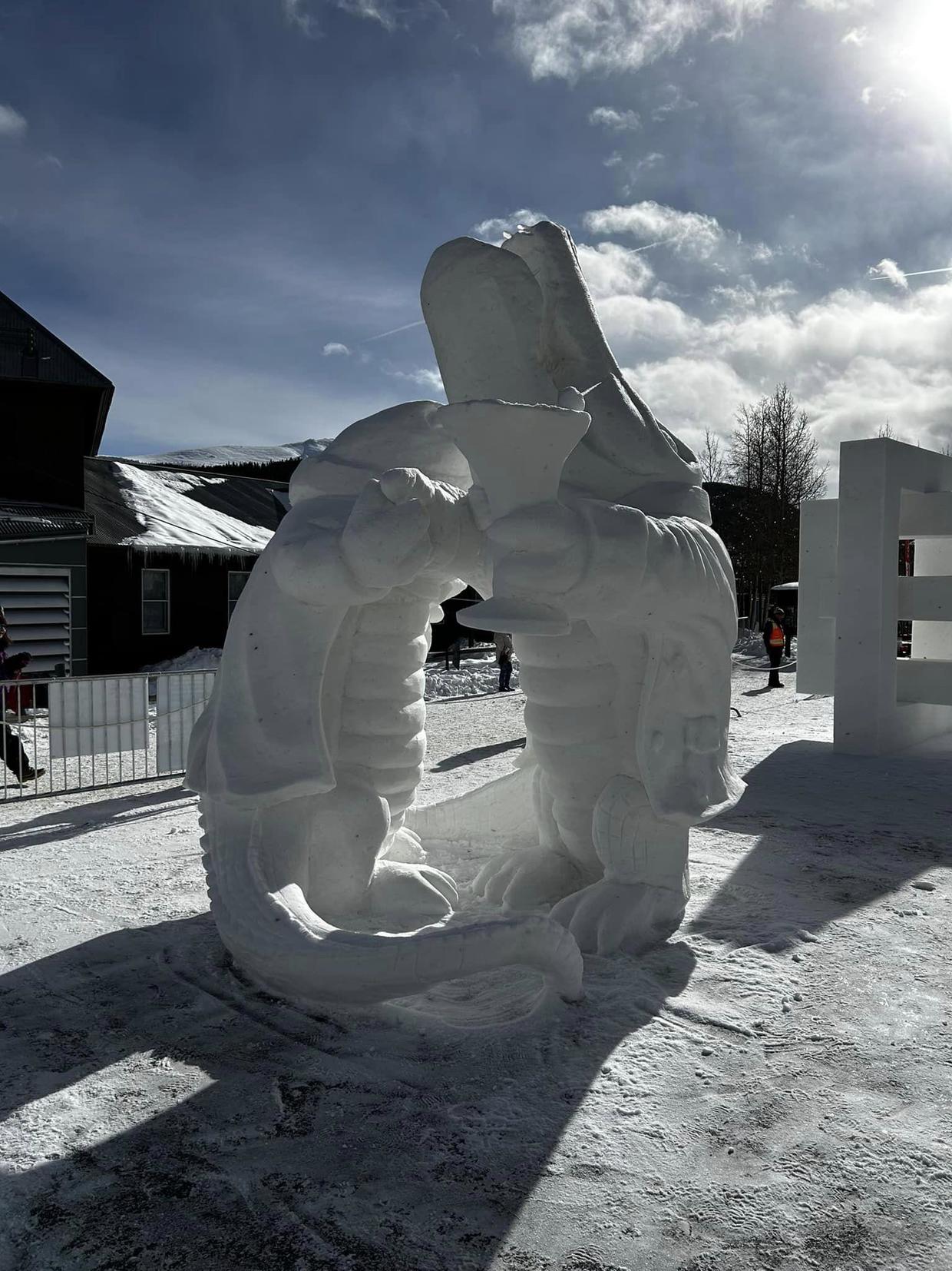 Team Germany Bavaria wins International Snow Sculpture Championships