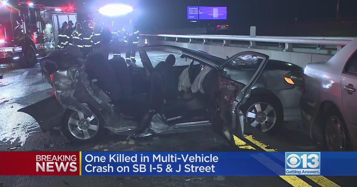 1 killed in 3-car crash on Sacramento freeway - CBS Sacramento