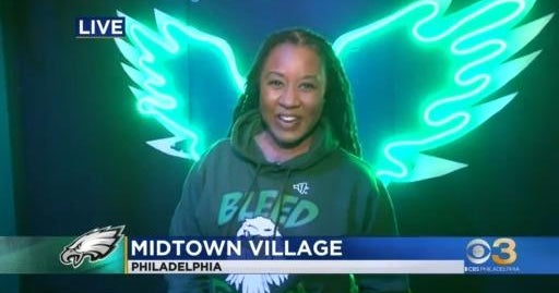 Checking out Tinsel Takes Flight ahead of Eagles49ers game CBS