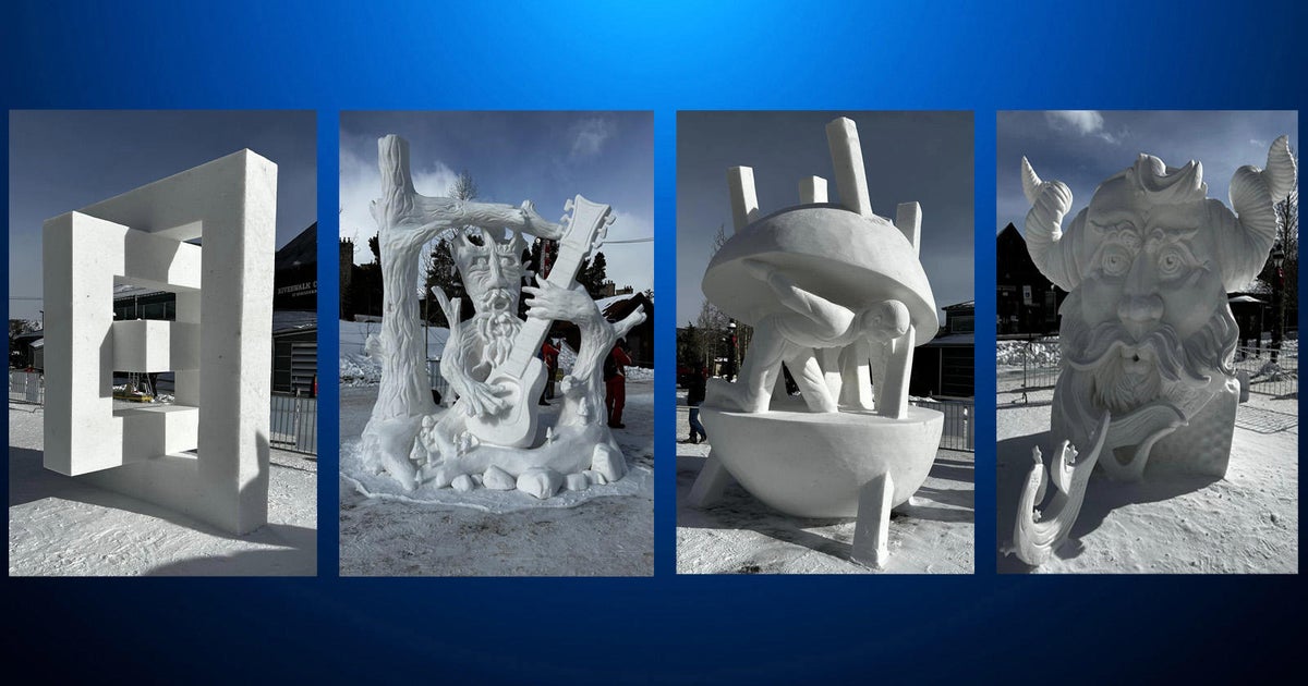 A closer look at the breathtaking figures made from International Snow