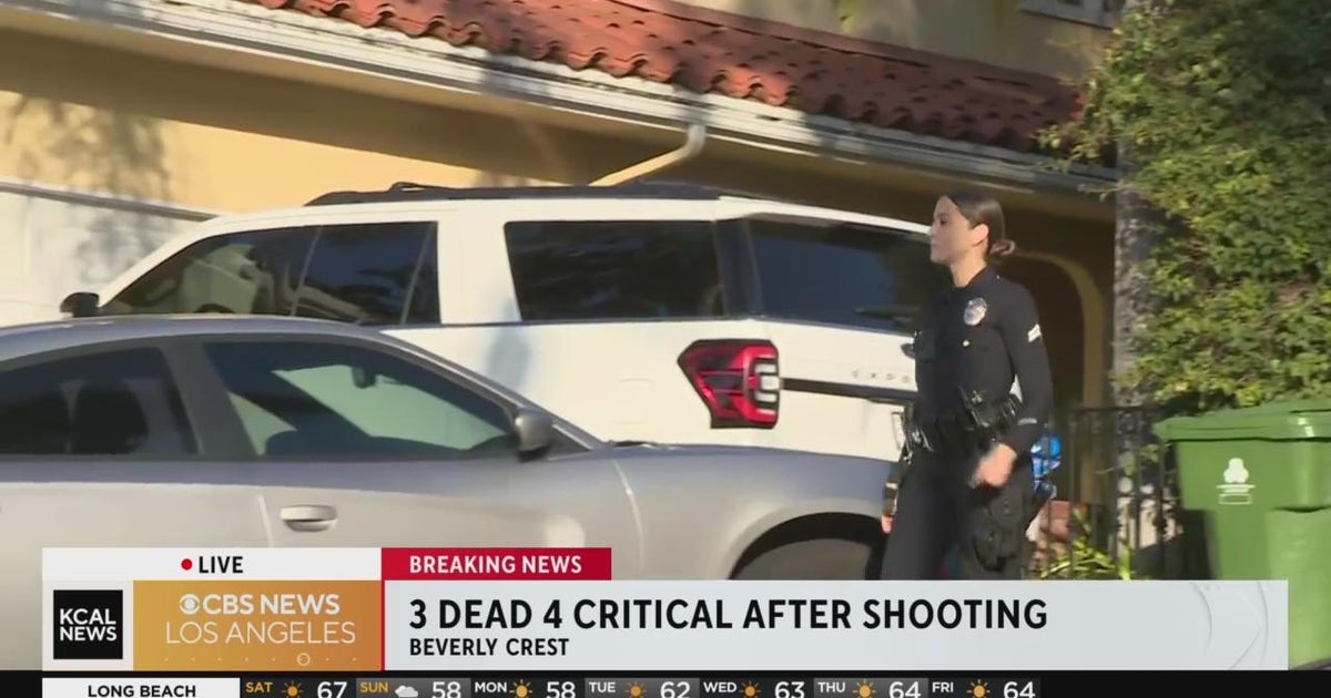 Beverly Crest fatal shooting 3 dead, 4 critical CBS Los Angeles