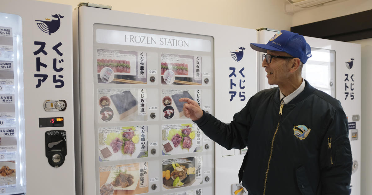 Japan firm opens whale meat vending machines to push sales