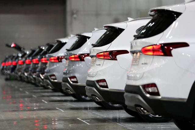 Hyundai Motor Co. Unveils New Model Of Santa Fe SUV 