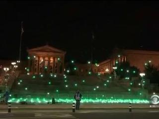 San Francisco Fans Put 49ers Shirt On Philly's Rocky Statue Ahead Of NFC  Championship Game