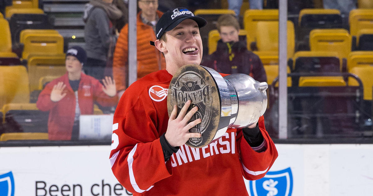 Matt Grzelcyk the hero for Boston University in another Beanpot win – Metro  US