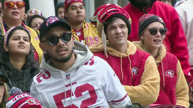 49ers Fans at San Francisco Watch Party 