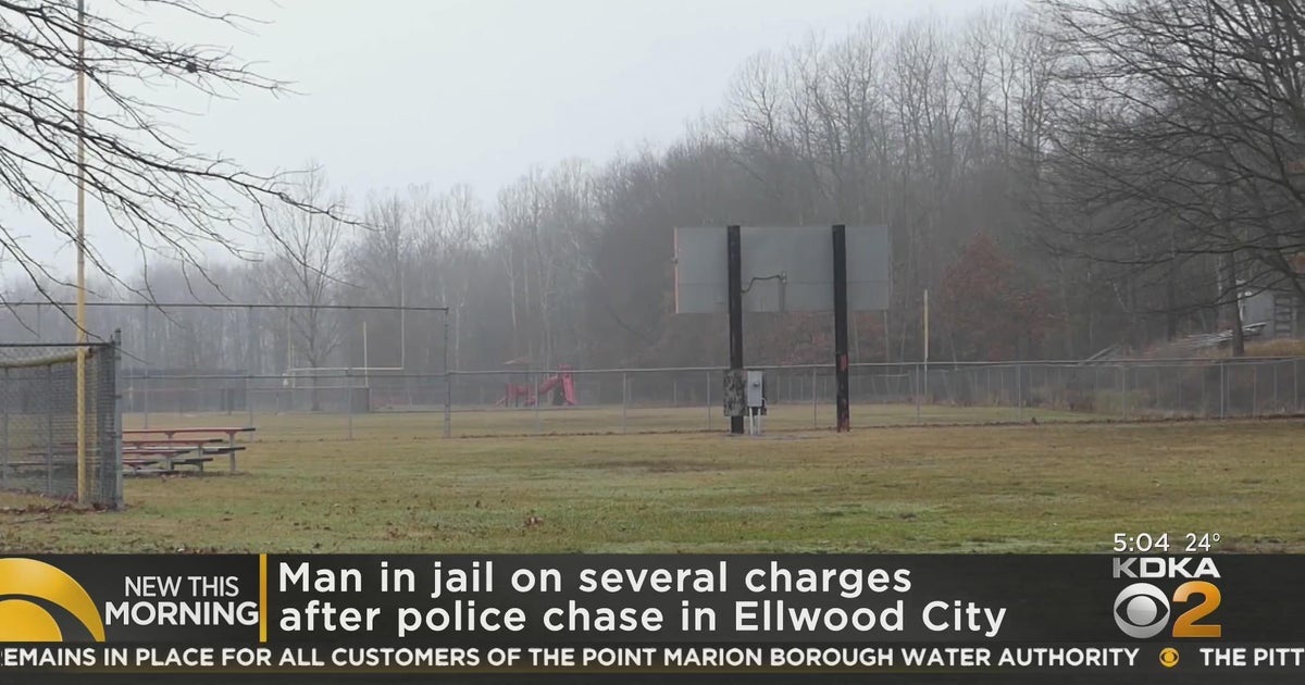 Man charged after police chase in Lawrence County - CBS Pittsburgh