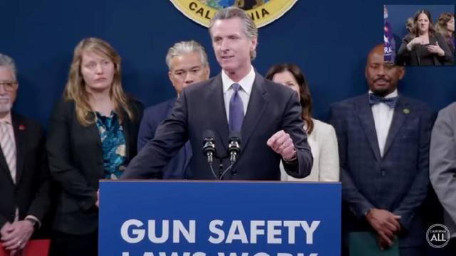 Gov. Newsom endorses new gun legislation 