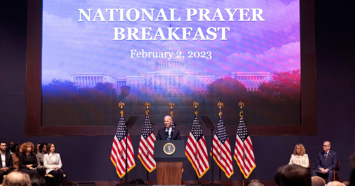 Biden urges unity at overhauled National Prayer Breakfast