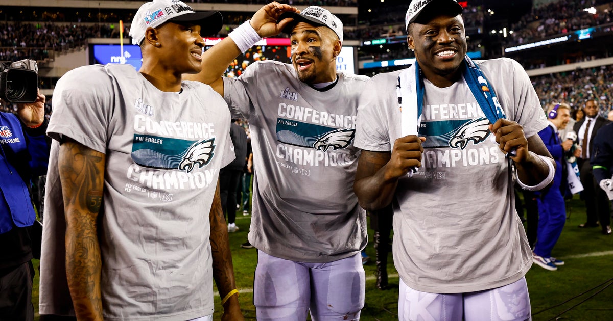 Playing for team is Eagles' top priority for Super Bowl LVII - CBS ...