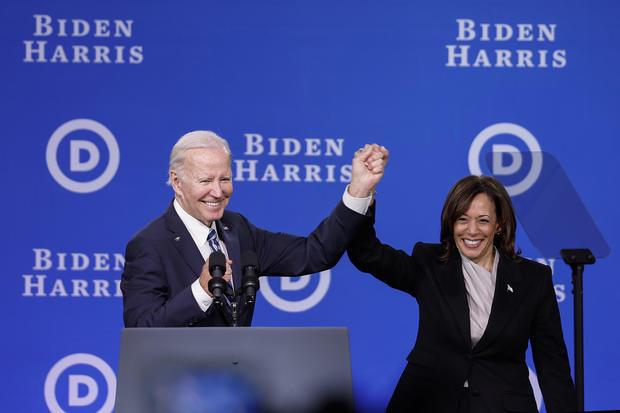 President Biden And Vice President Harris Speak At DNC Winter Meeting In Philadelphia 