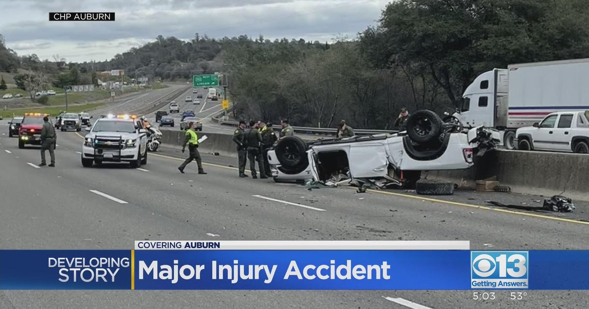 Westbound I-80 crash leaves several injured - CBS Sacramento