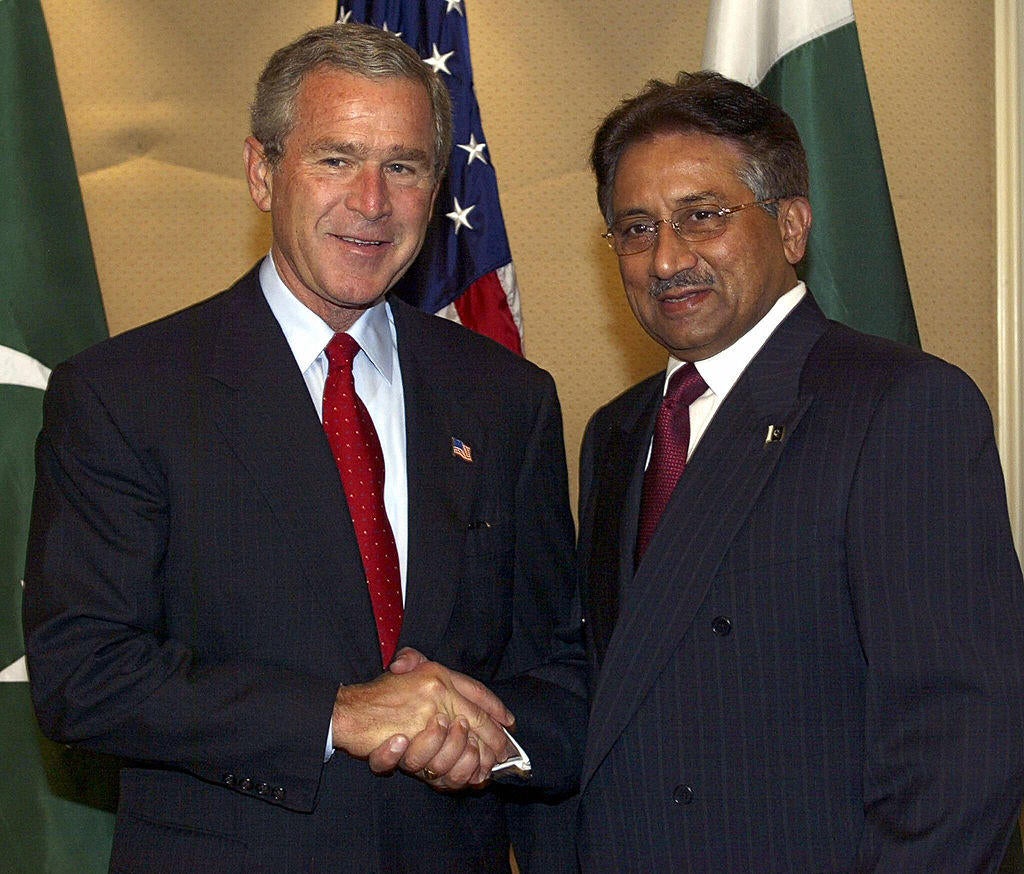 President George W. Bush In Pakistan 