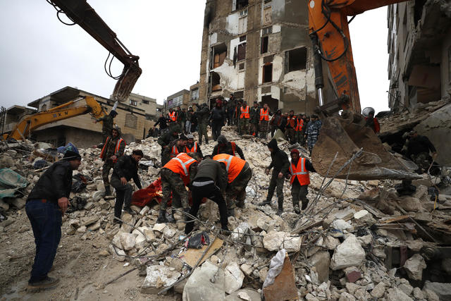 Newborn baby reportedly rescued from earthquake rubble in Syria