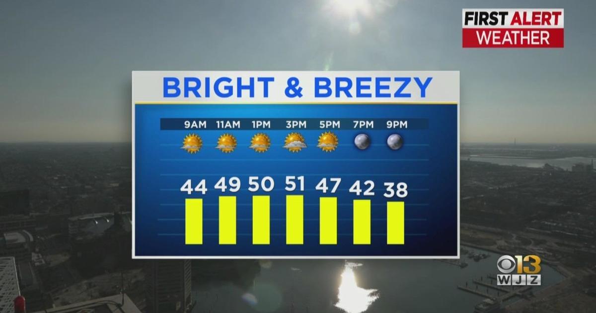 First Alert Forecast: Warmer Week Ahead   CBS Baltimore