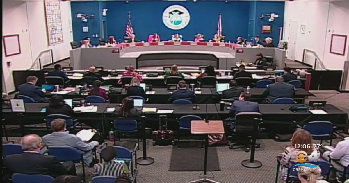 Broward faculties component means with Superintendent Dr. Vickie Cartwright