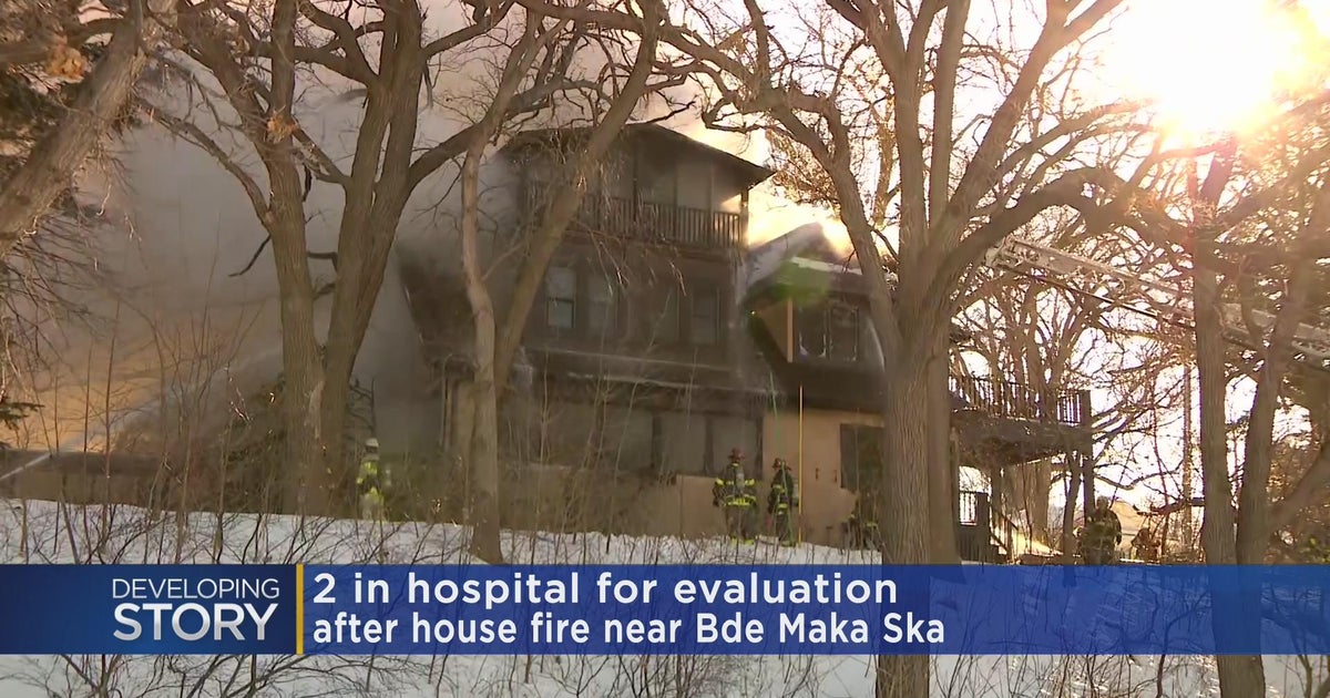 2 in hospital following house fire along Bde Maka Ska CBS Minnesota
