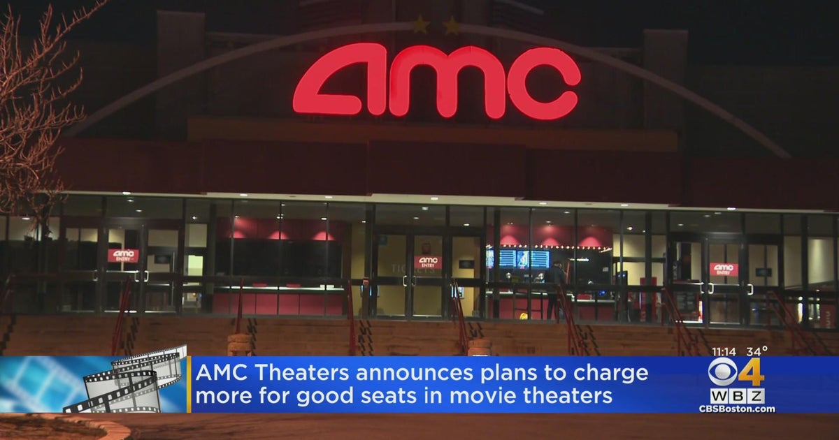 AMC will start charging more for better movie theater seats - CBS Boston