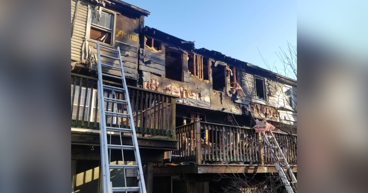 Three Displaced After Nottingham House Fire - CBS Baltimore