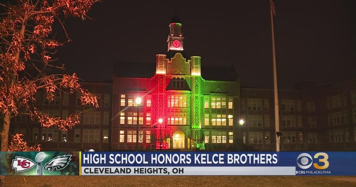 Kelce brothers' Super Bowl run electrifies Cleveland Heights