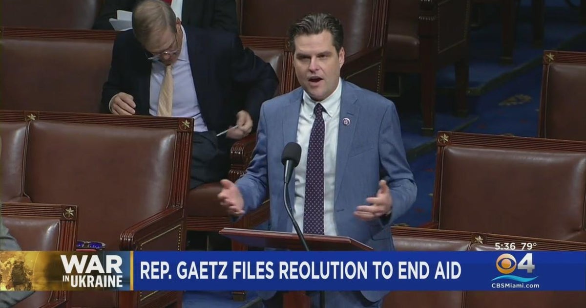 Rep. Matt Gaetz, other Republicans propose to stop sending aid to ...