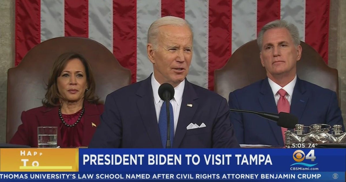 President Biden to pay a visit to Tampa on Thursday