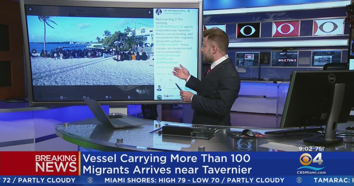 Migrants make landfall near Tavernier