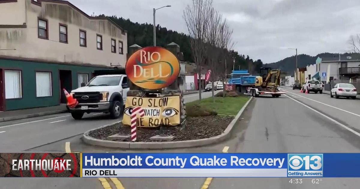 Recovery continues after  earthquake on Northern California  coast - CBS Sacramento