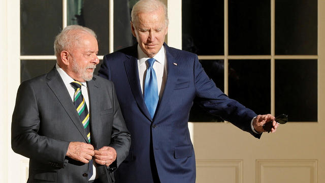 U.S. President Joe Biden and Brazilian President Luiz Inacio Lula da Silva meet in Washington 
