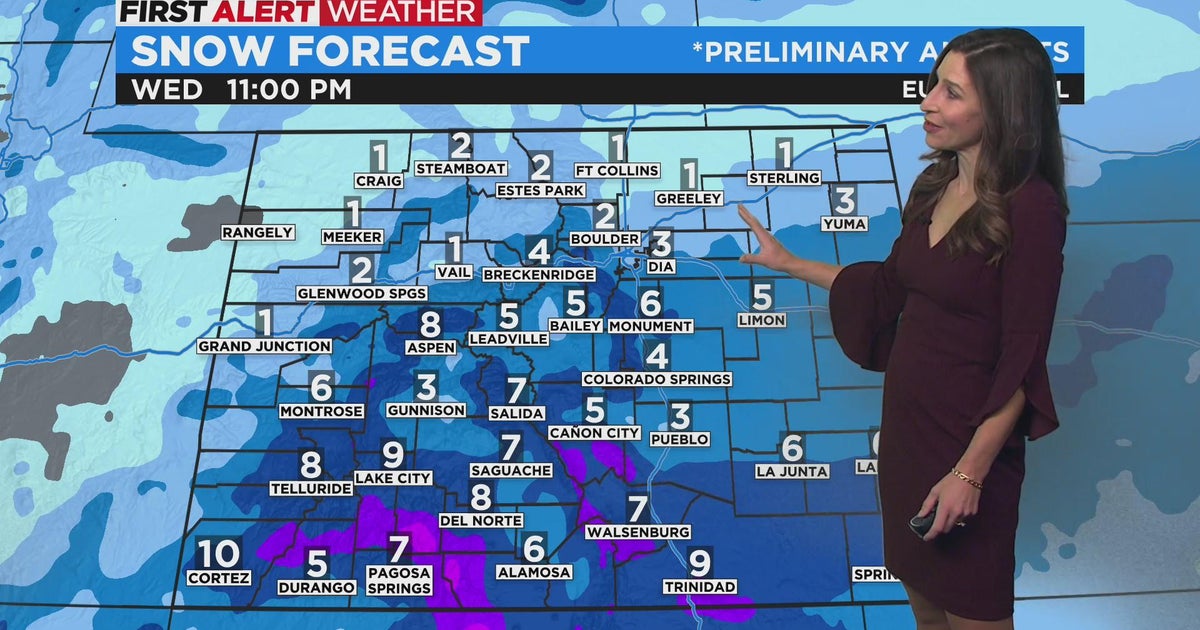 Partly cloudy and mild before snow and cold return - CBS Colorado