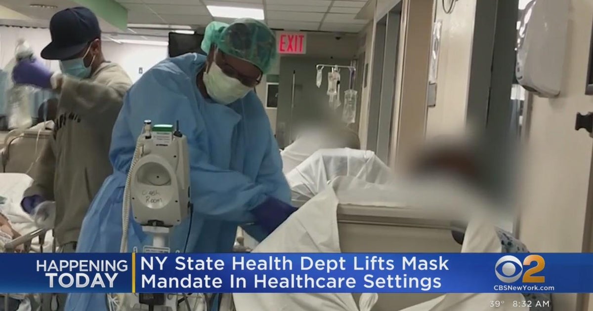 New York ends mask mandate at hospitals CBS New York