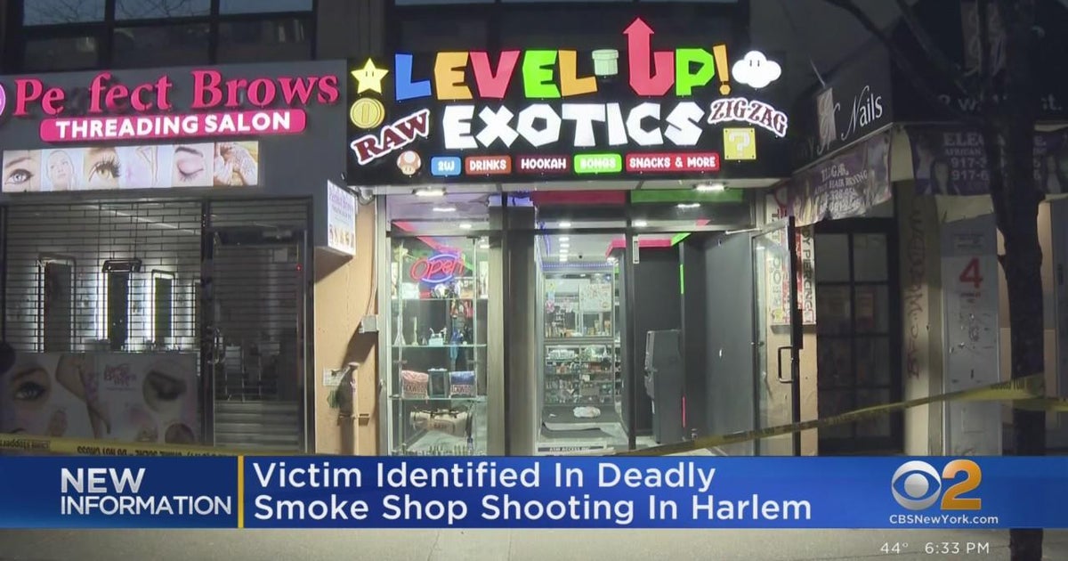 Victim identified in deadly smoke shop shooting in Harlem - CBS New York