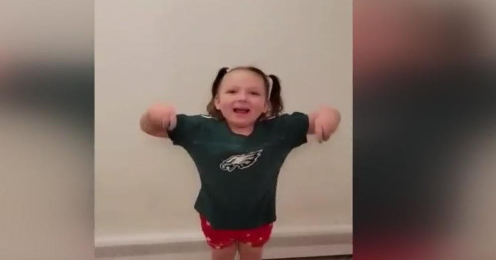 You are never too young to be an Eagles fan CBS Philadelphia