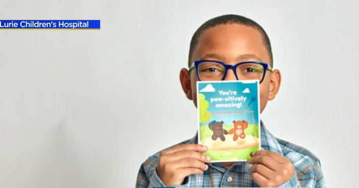 Write a Valentine's Day card for a patient at Lurie Children's Hospital