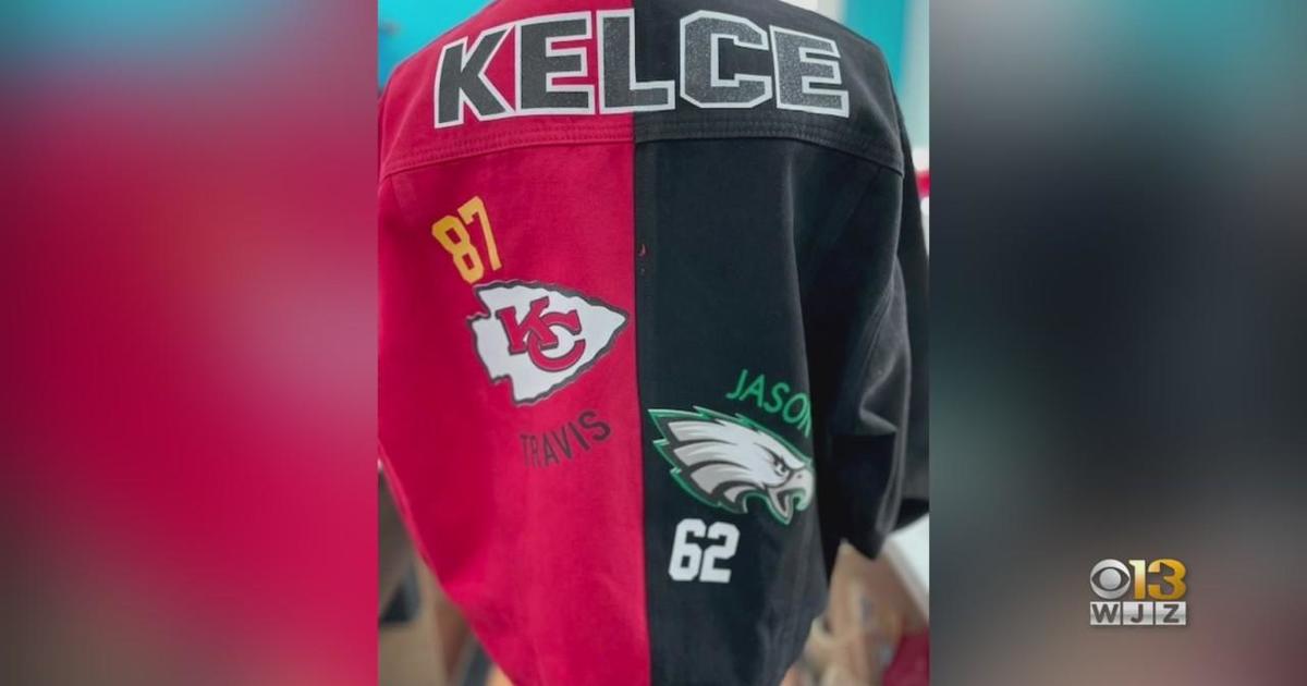 Donna Kelce Pops in Custom Eagles-Chiefs Sneakers at Super Bowl