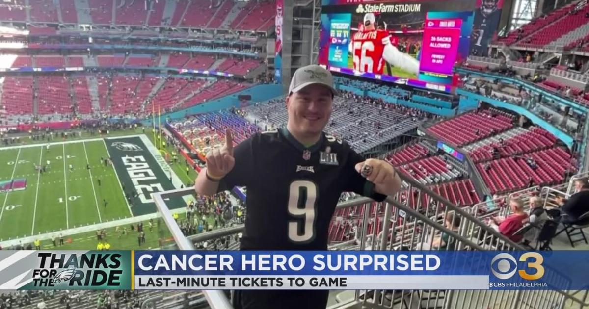 Eagles fan, dad attend Super Bowl LVII thanks to Rothman