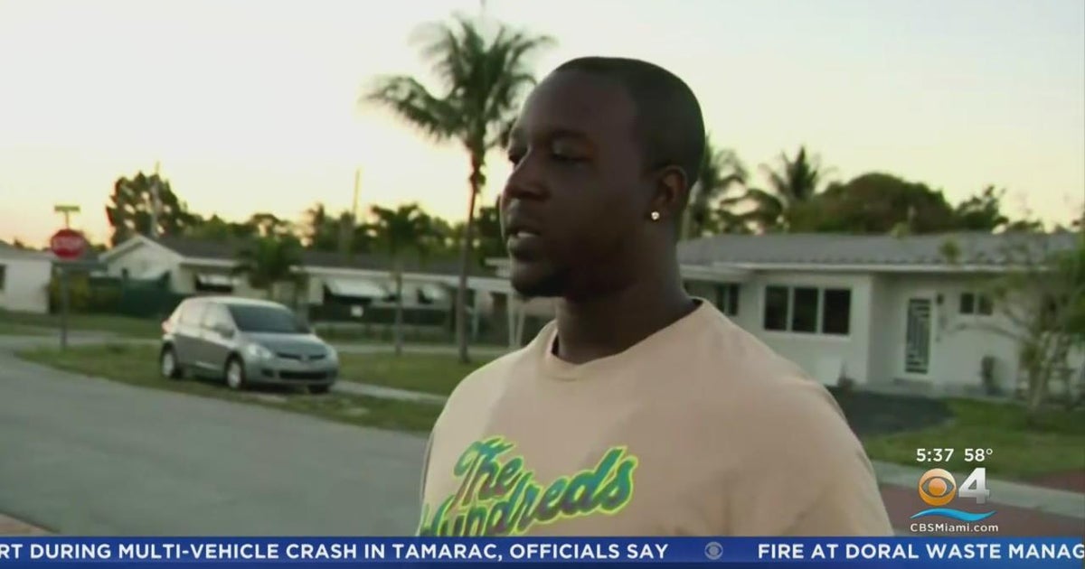 Pembroke Park man hailed as hero after helping to save teen - CBS Miami