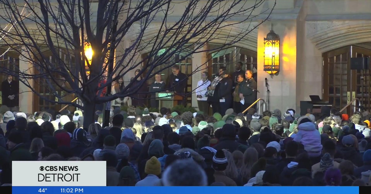 MSU community "Spartan Strong" at vigil honoring students killed in